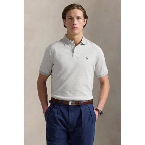 POLO Ralph Lauren regular polo lichtgrijs afbeelding