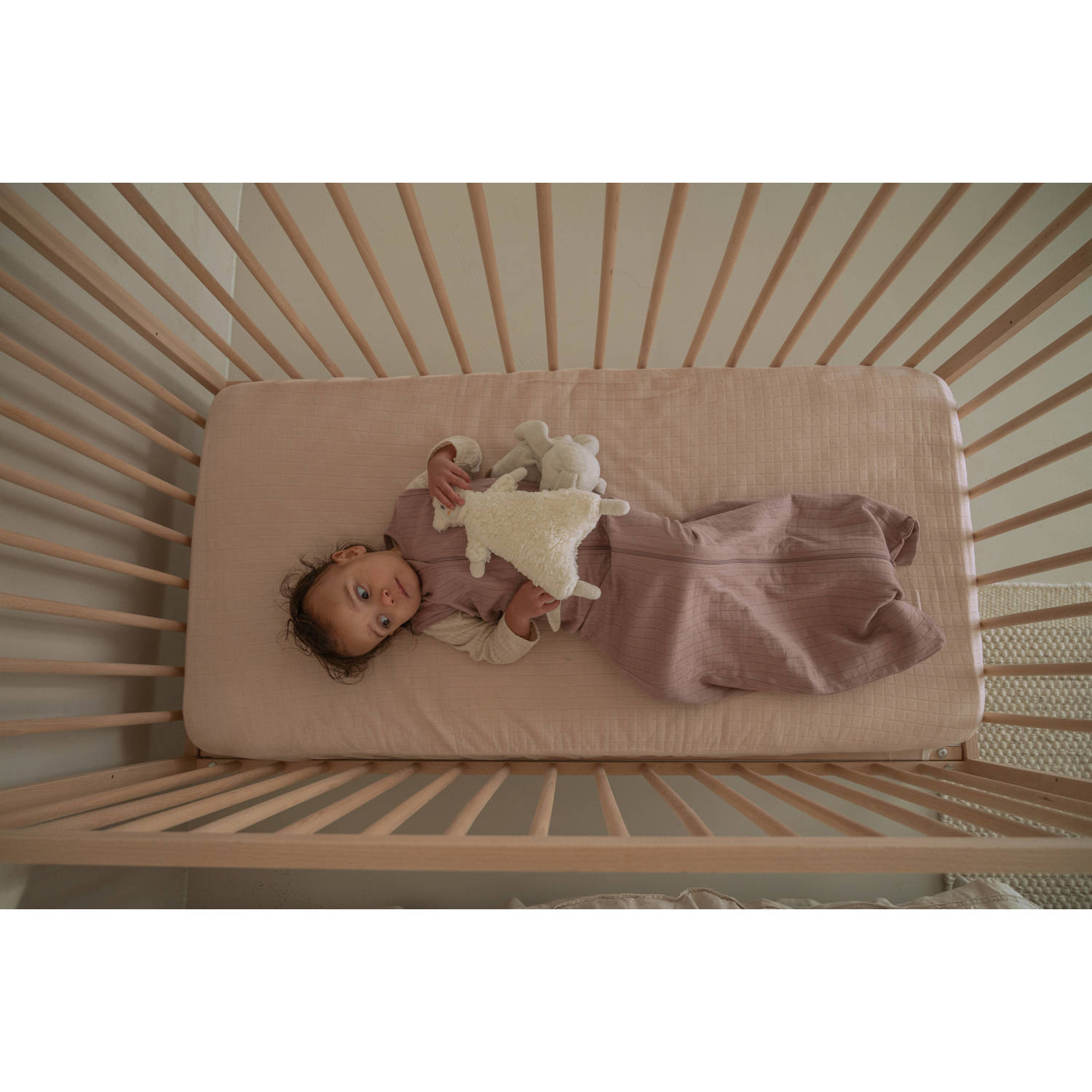 Lodger hydrofiele zomer slaapzak Solid Rose oudroze