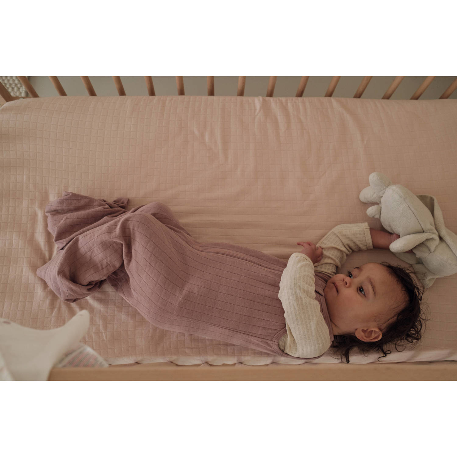 Lodger hydrofiele zomer slaapzak Solid Rose oudroze