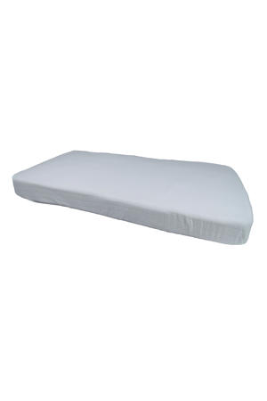 ledikant hoeslaken Slumber Solid Cloud Dancer offwhite
