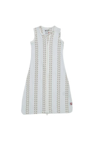 zomer slaapzak Solid Matcha Birch offwhite/beige