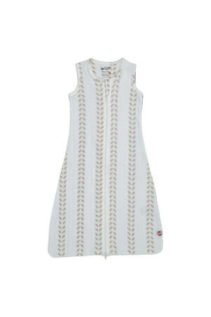 zomer slaapzak Solid Matcha Birch offwhite/beige