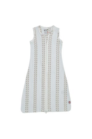 zomer slaapzak Solid Matcha Birch offwhite/beige