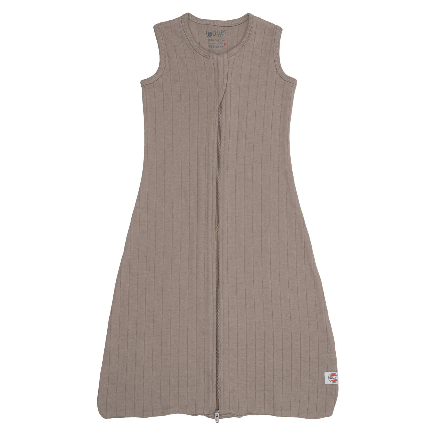 Lodger hydrofiele zomer slaapzak Solid Buffalo lichtbruin