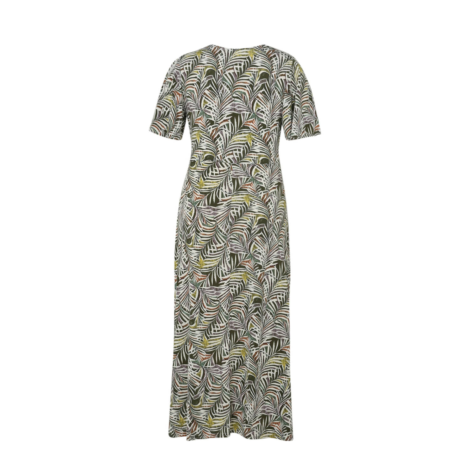 Paprika maxi jurk kaki