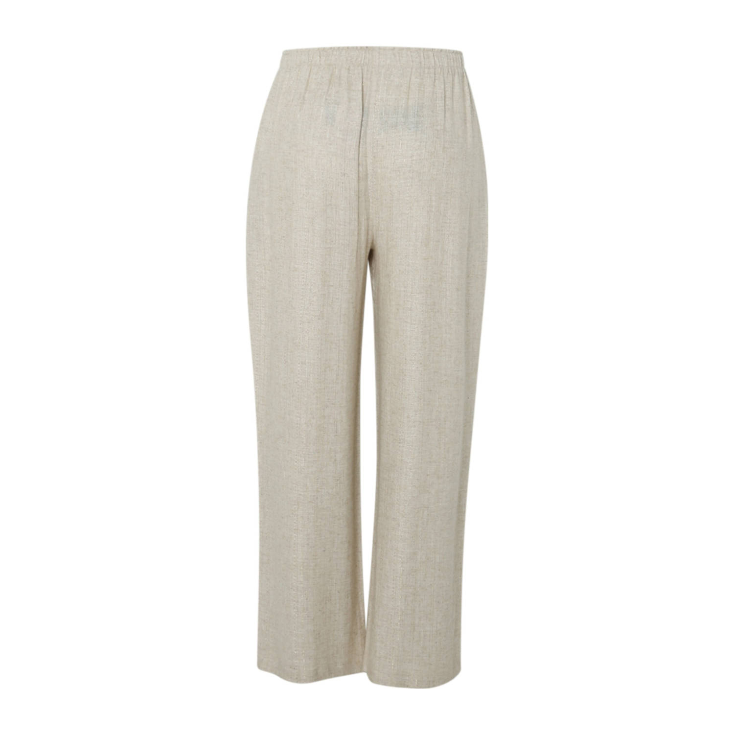 Paprika straight regular waist casual broek taupe