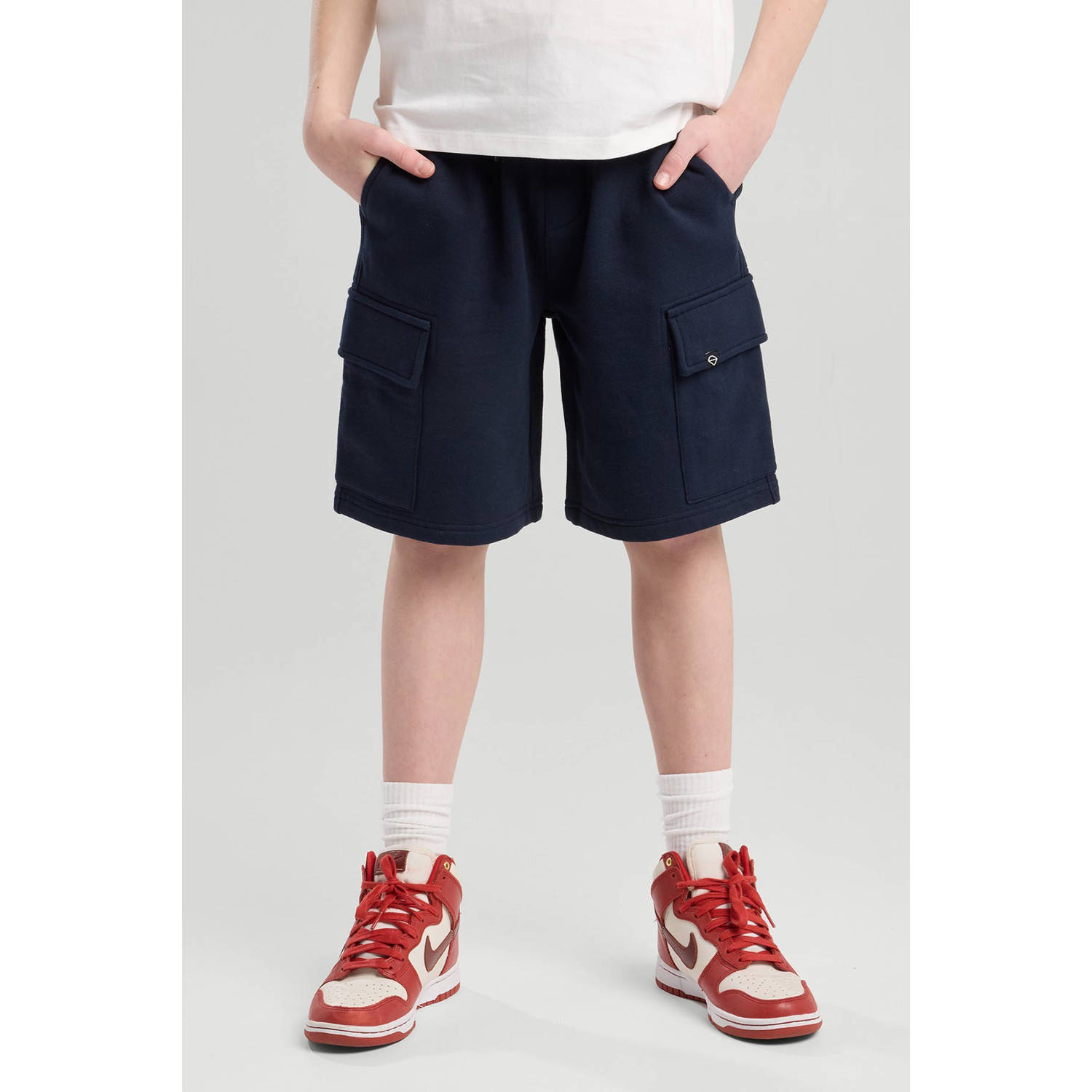 America Today sweatshort donkerblauw