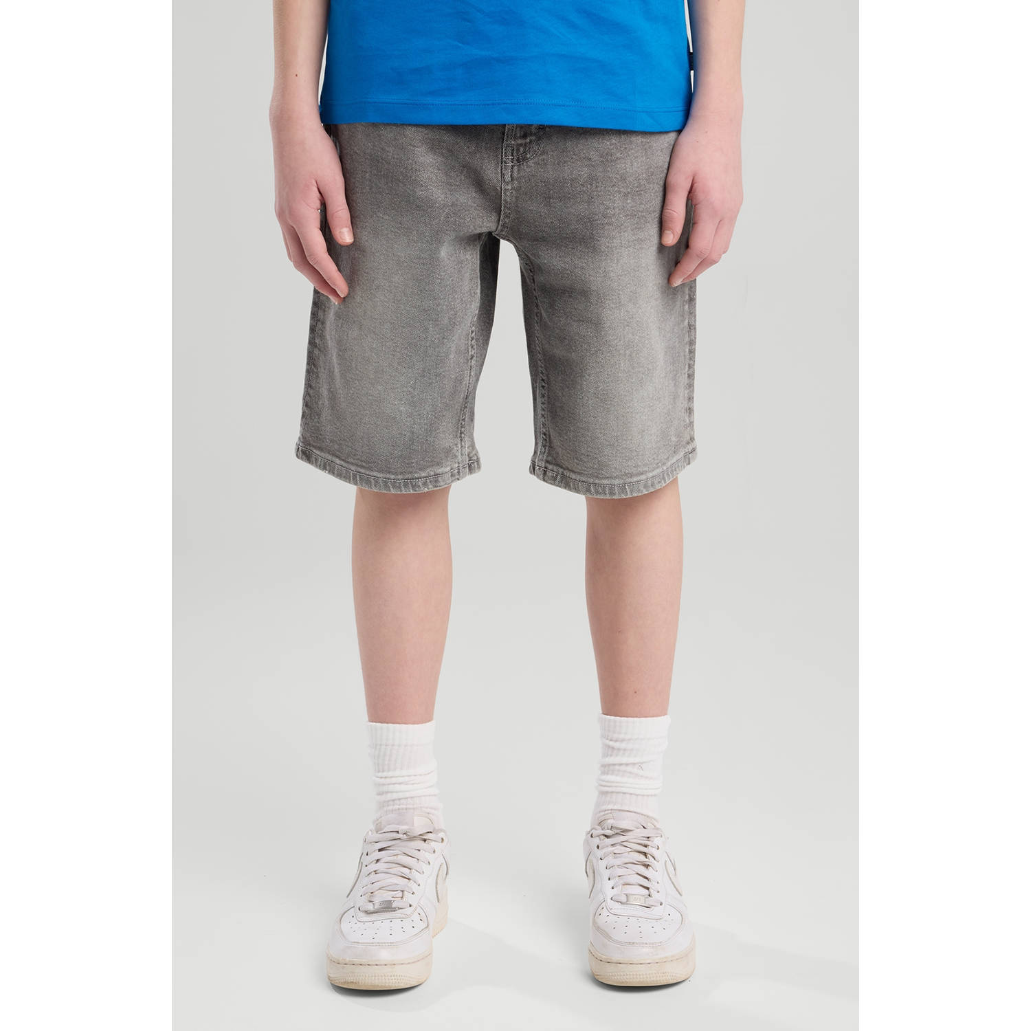 America Today Denim short grey