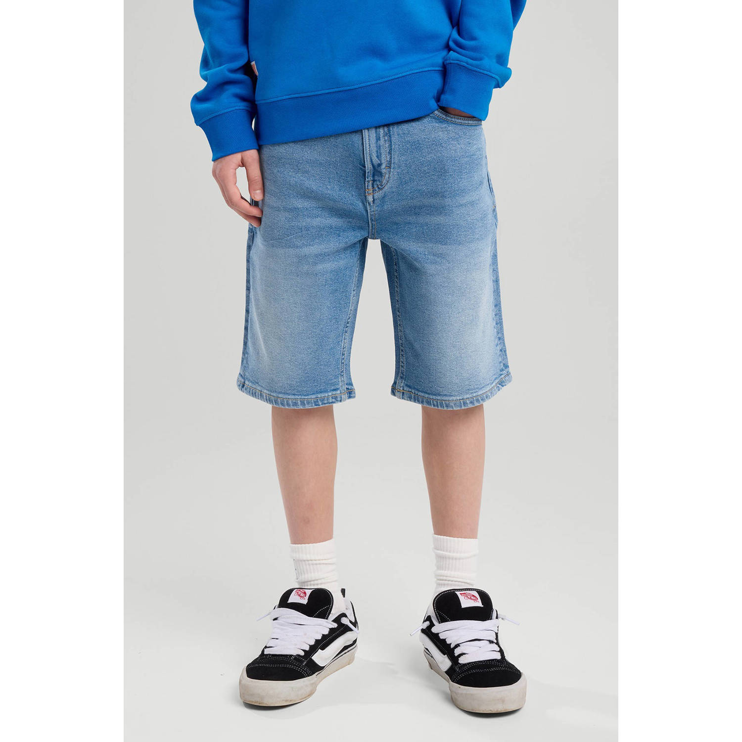 America Today Denim short medium blue denim