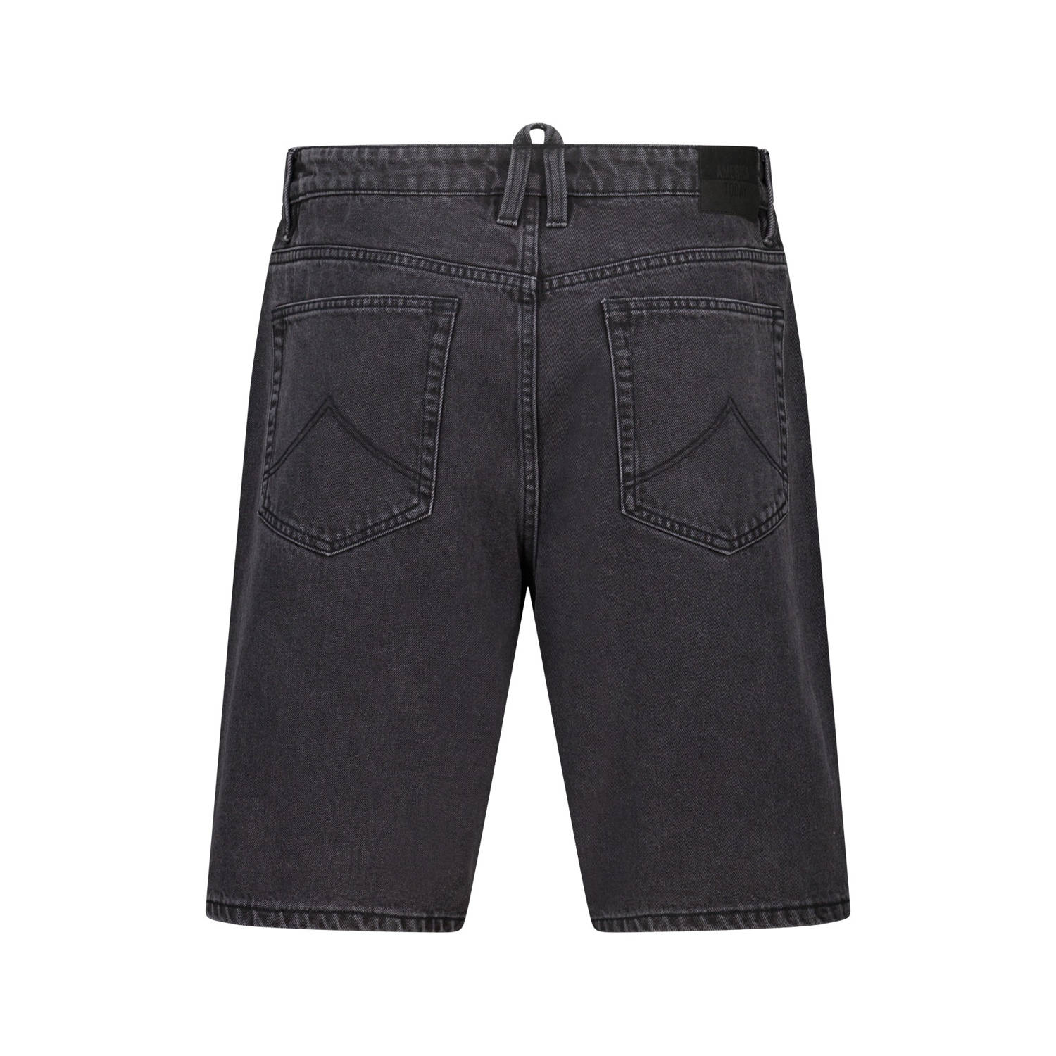America Today regular denim short zwart