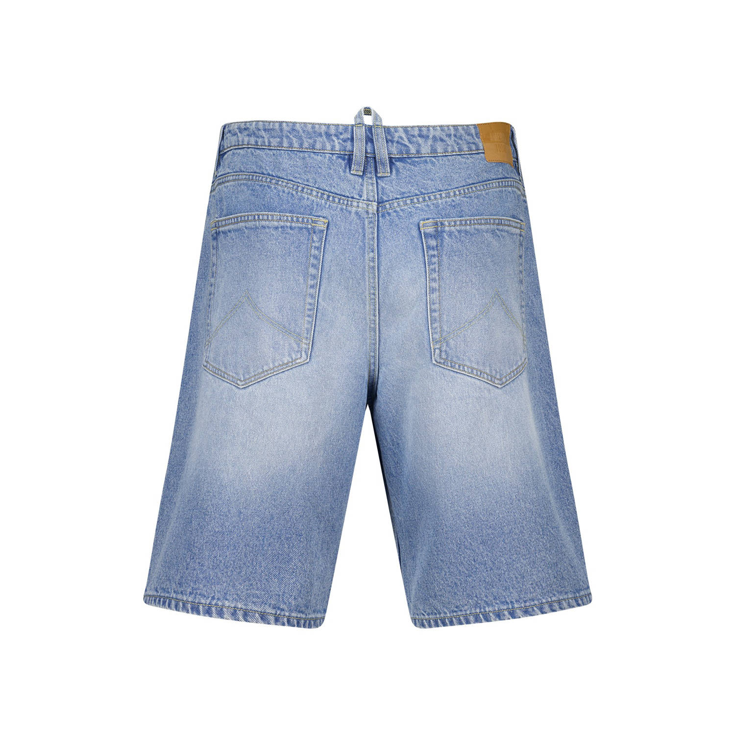 America Today regular denim short blauw
