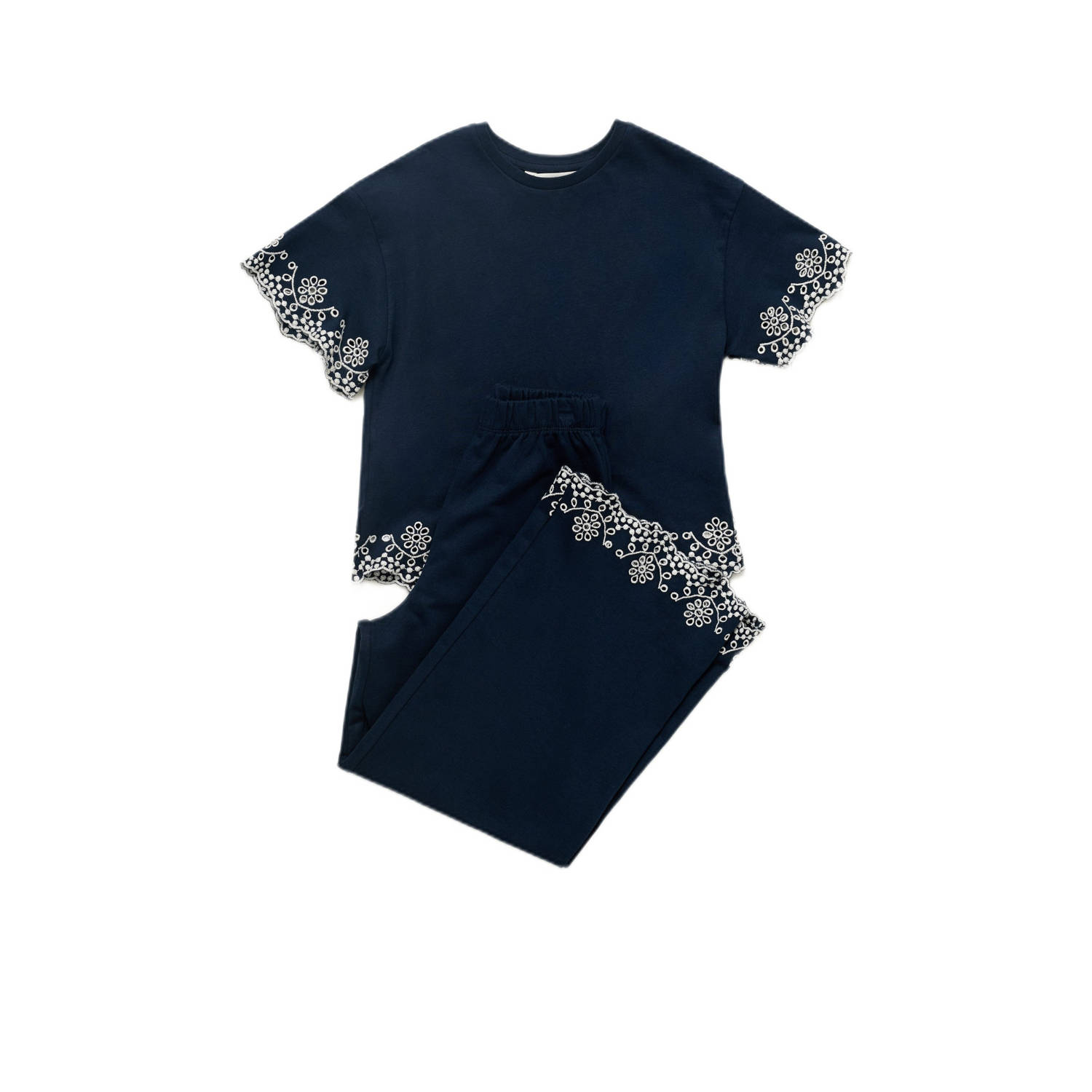 Mango Kids T-shirt donkerblauw