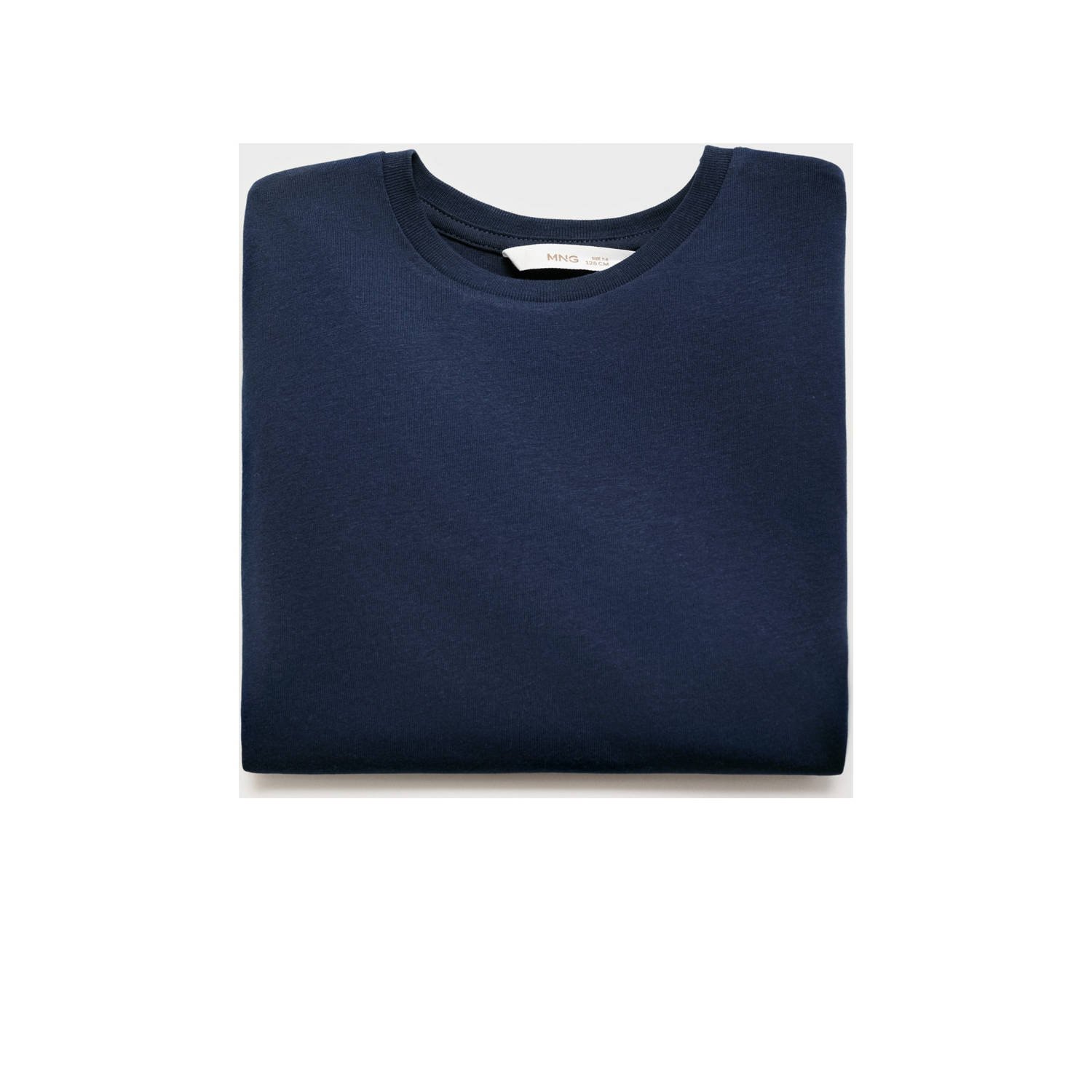 Mango Kids T-shirt donkerblauw