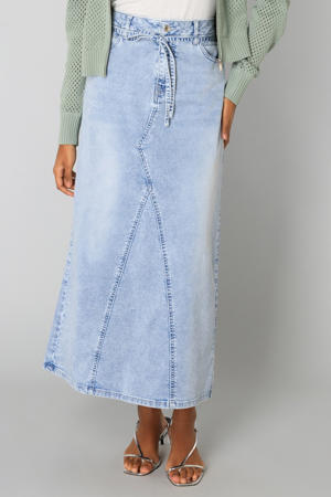denim kokerrok medium blue denim