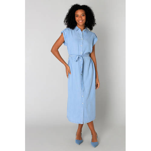 Yest blousejurk light blue denim afbeelding