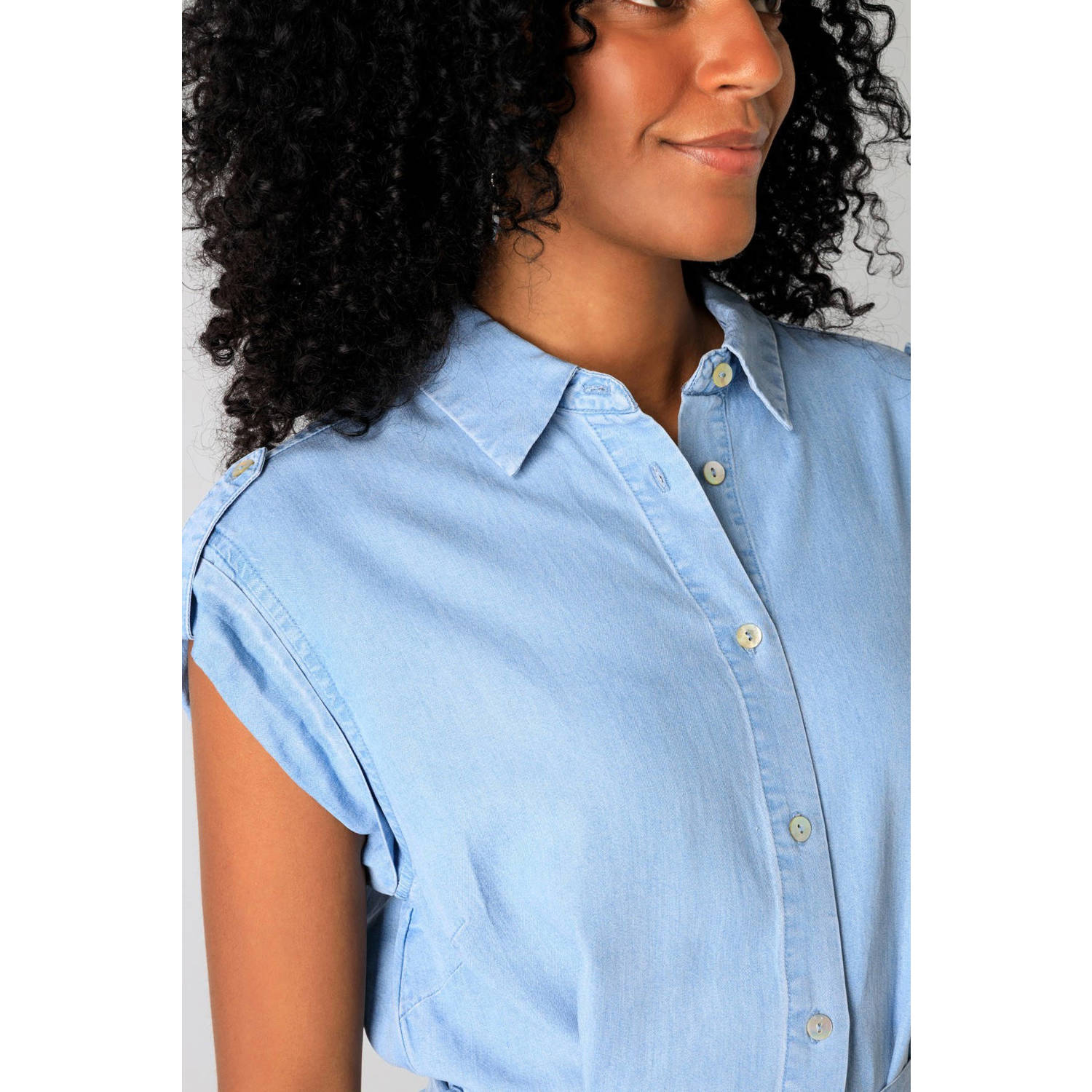 Yest blousejurk light blue denim