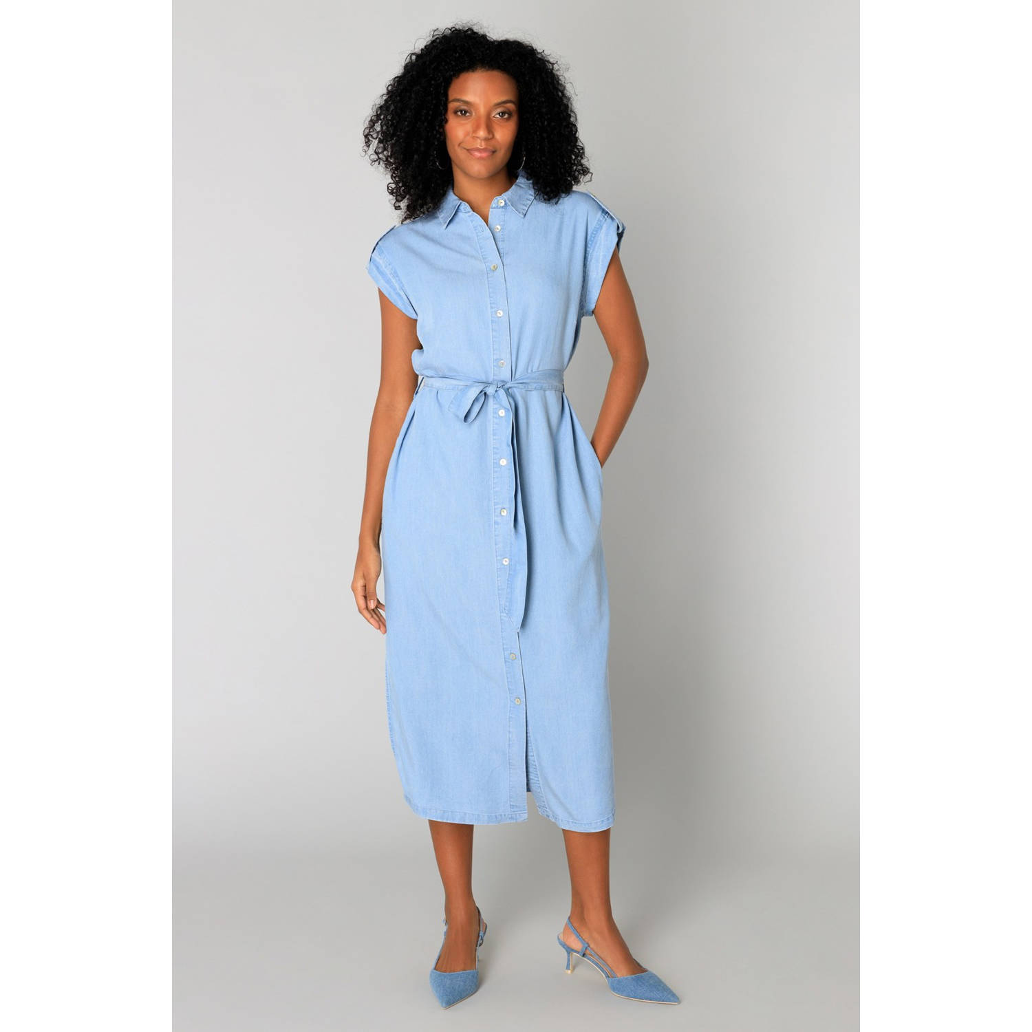 Yest blousejurk light blue denim