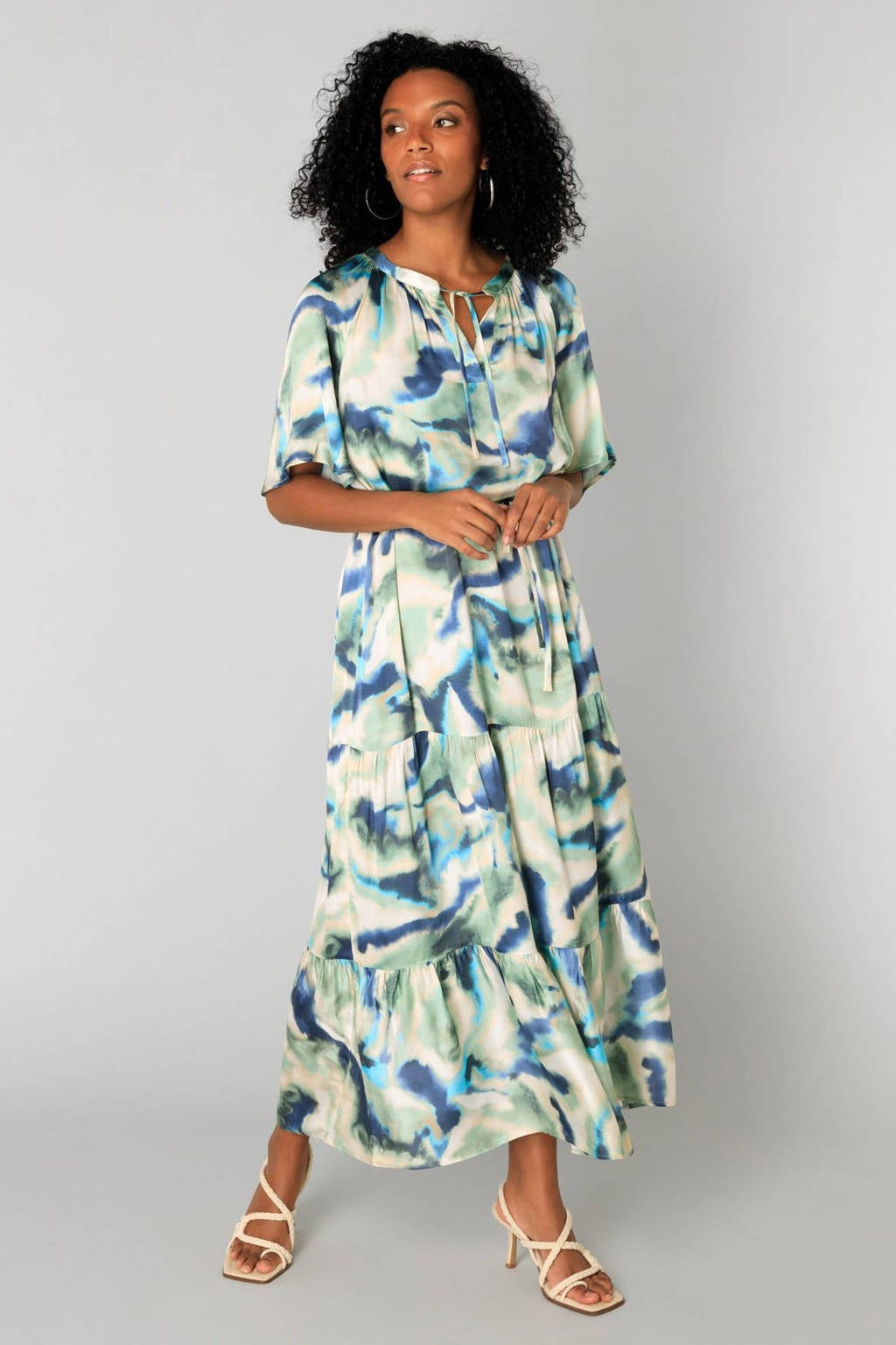 Yest zomerjurk blauw kopen? Morgen in huis wehkamp