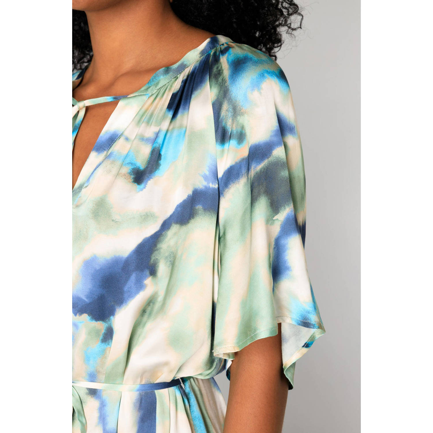 Yest zomerjurk blauw