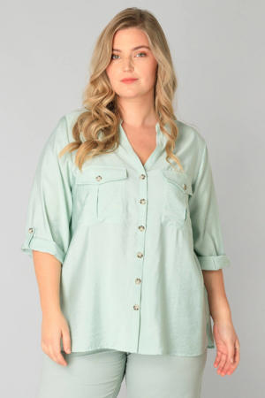 blouse mintgroen