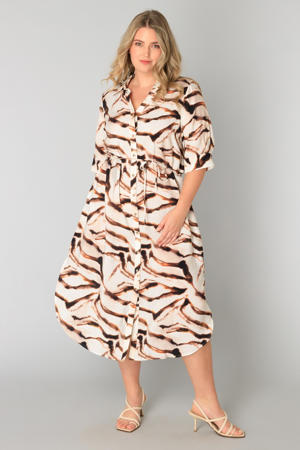blousejurk donkerbruin