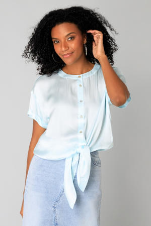blouse lichtblauw