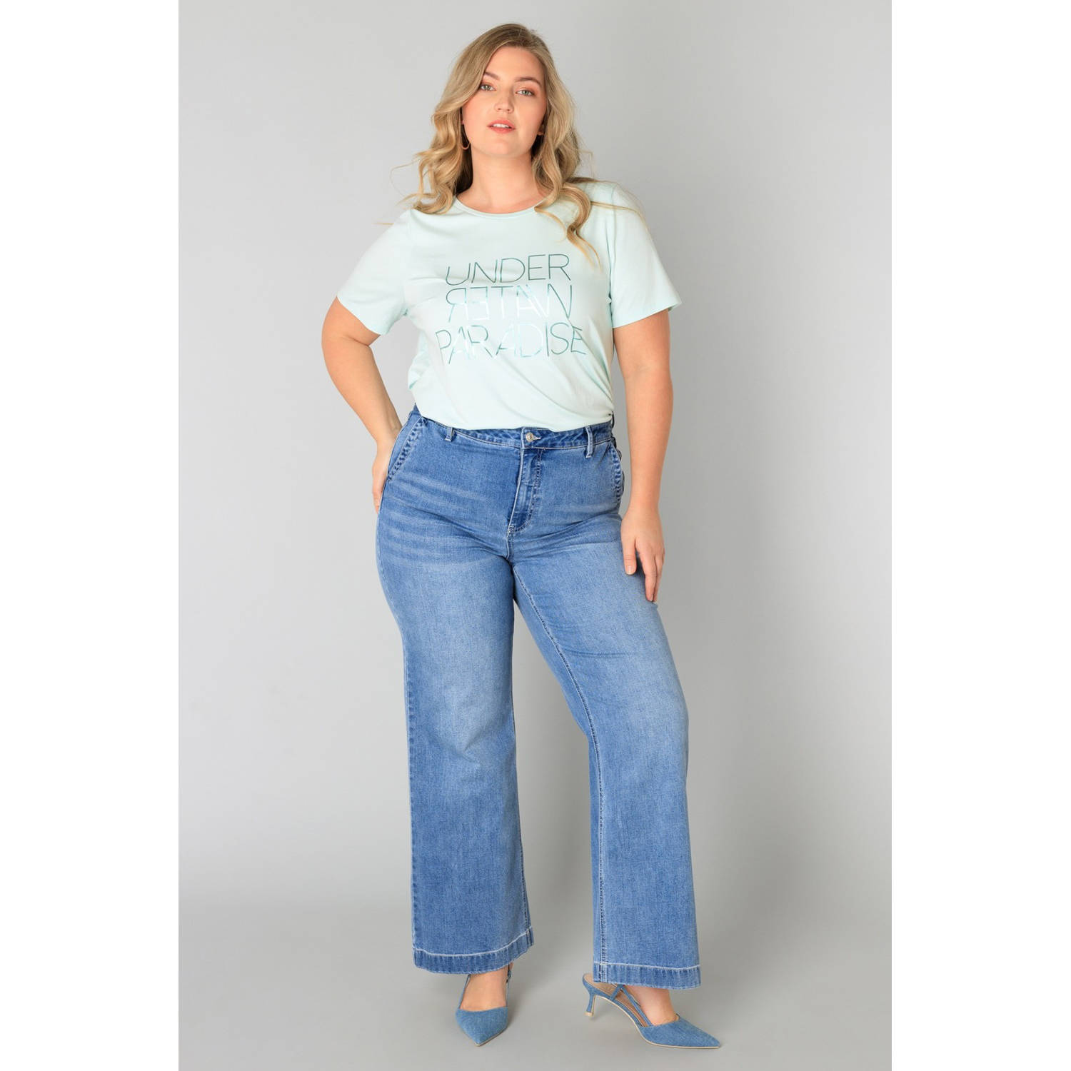 Yesta T-shirt mintgroen