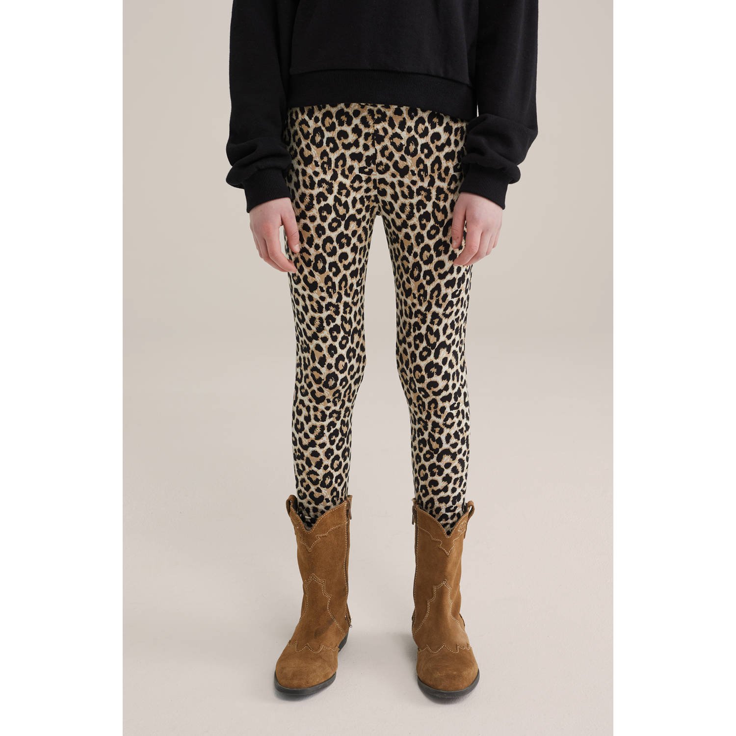 WE Fashion skinny legging beige