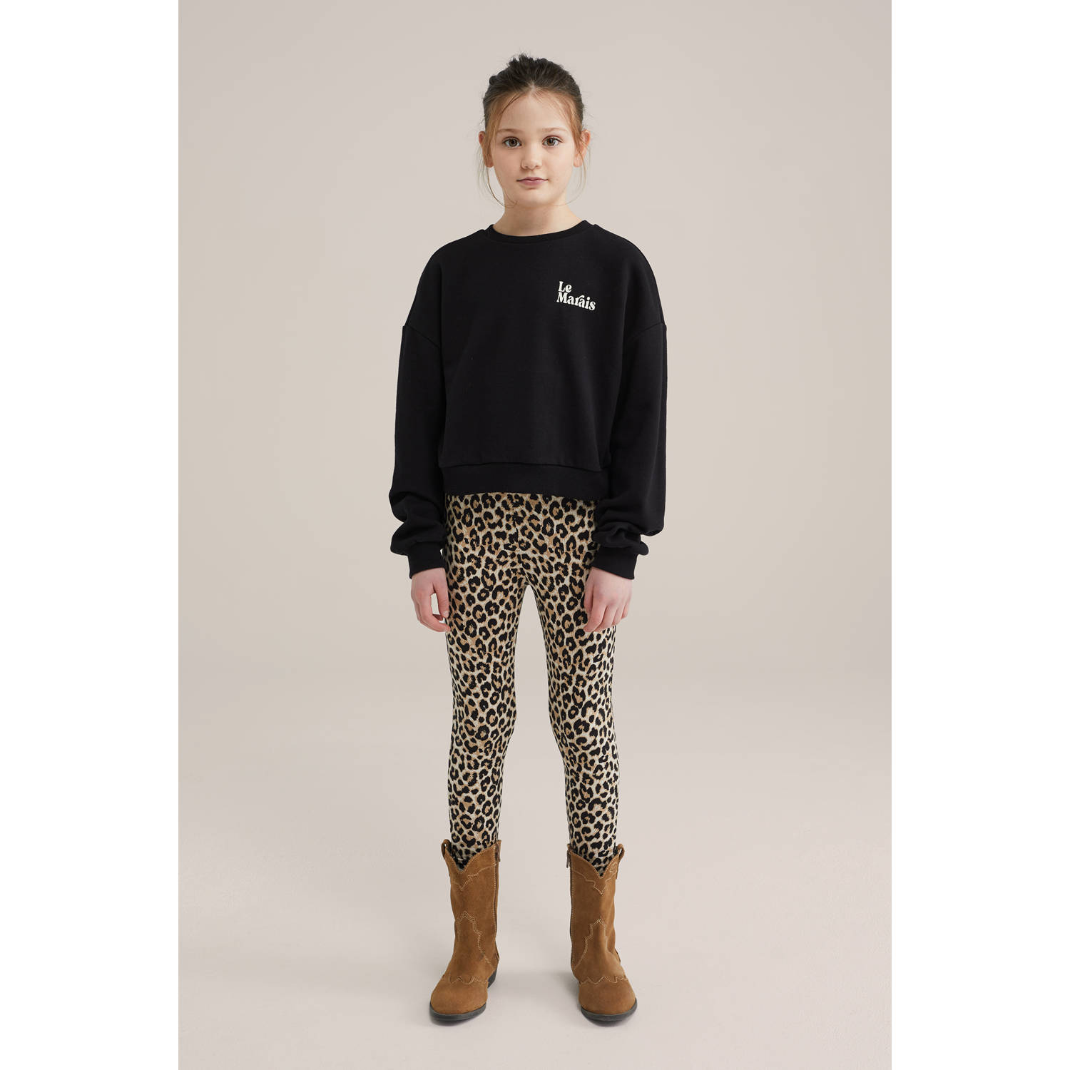 WE Fashion skinny legging beige