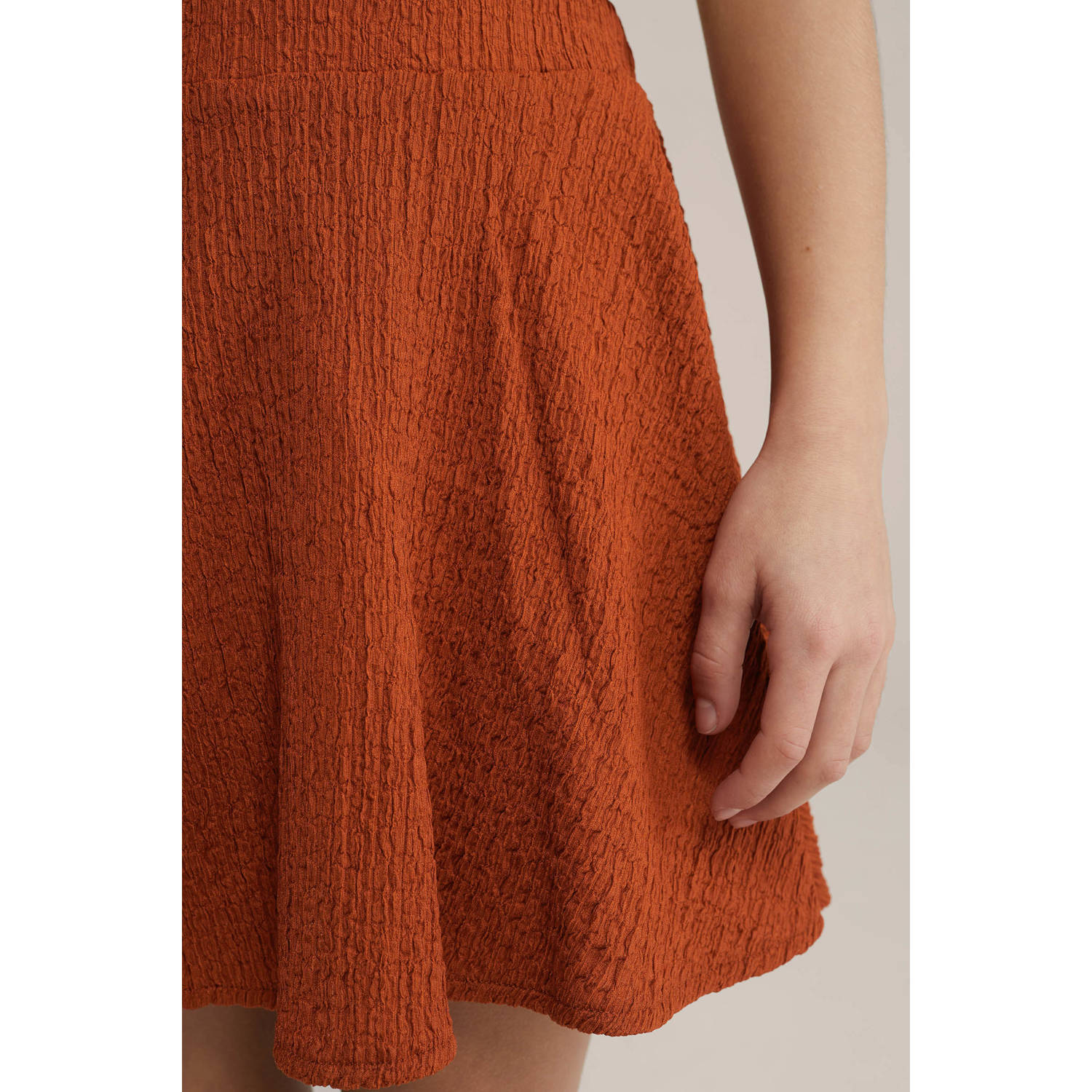 WE Fashion skort roodbruin