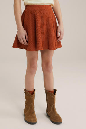 skort roodbruin