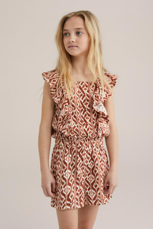 playsuit roodbruin