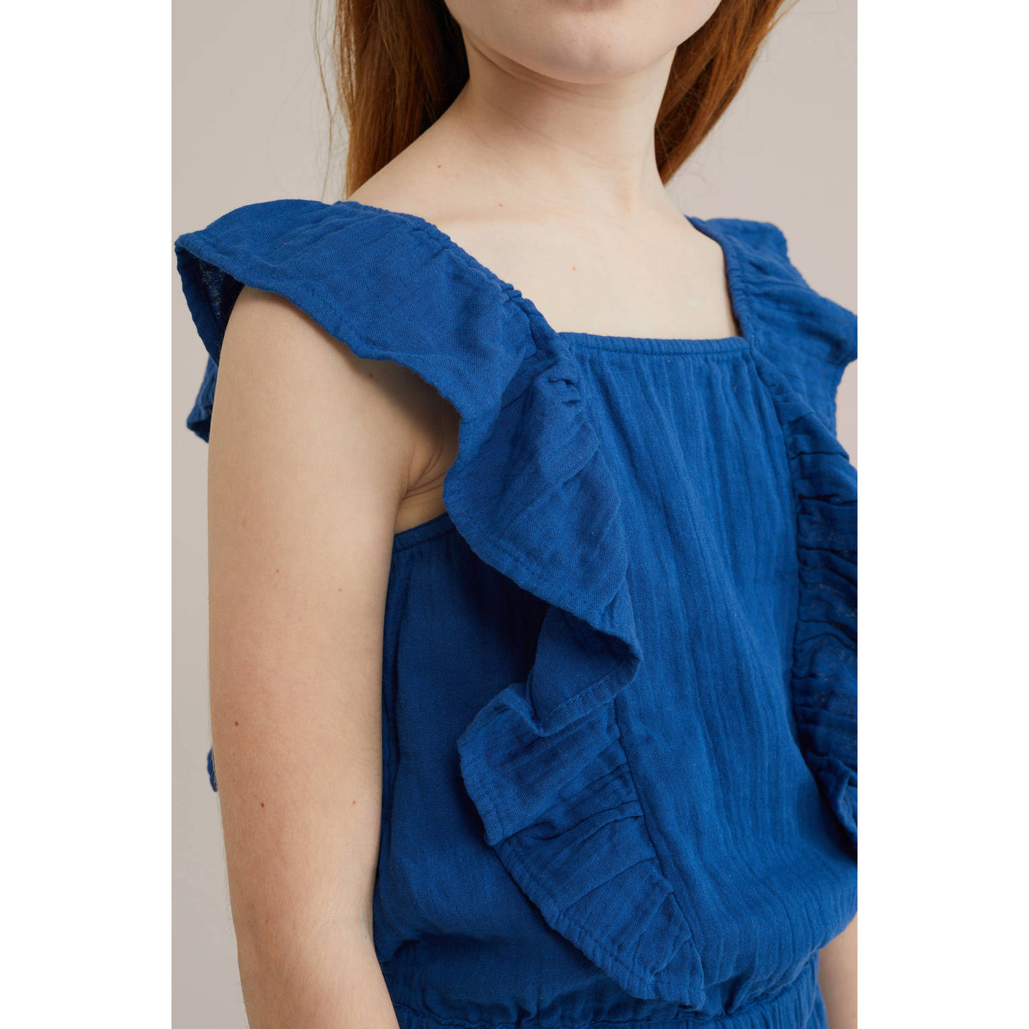 WE Fashion playsuit donkerblauw
