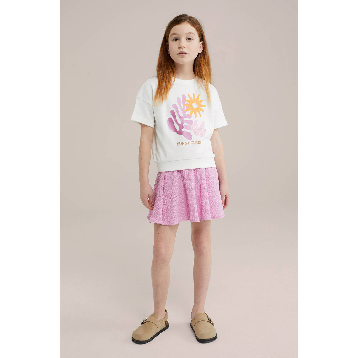 WE Fashion skort lichtroze