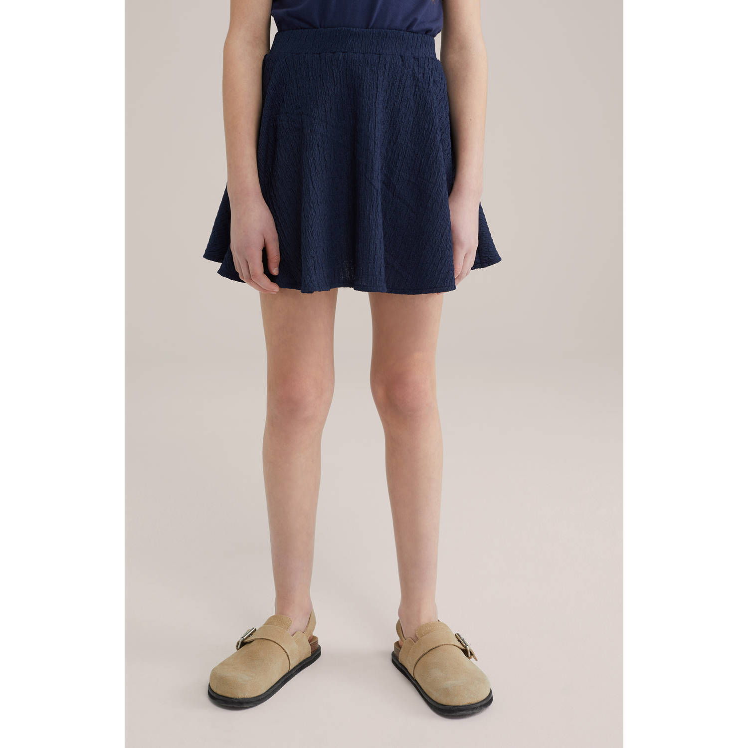 WE Fashion skort donkerblauw