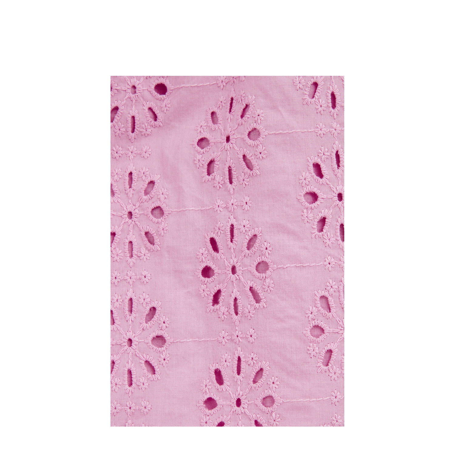 WE Fashion blousetop lichtroze broderie