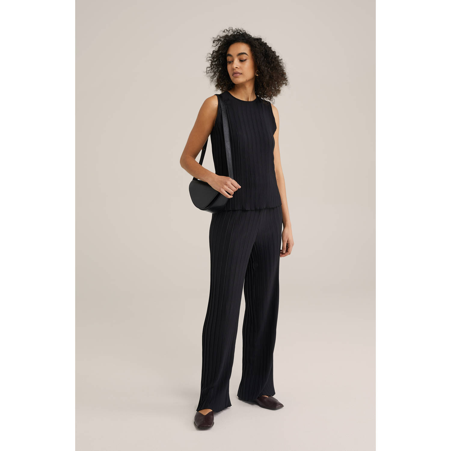 WE Fashion blousetop zwart