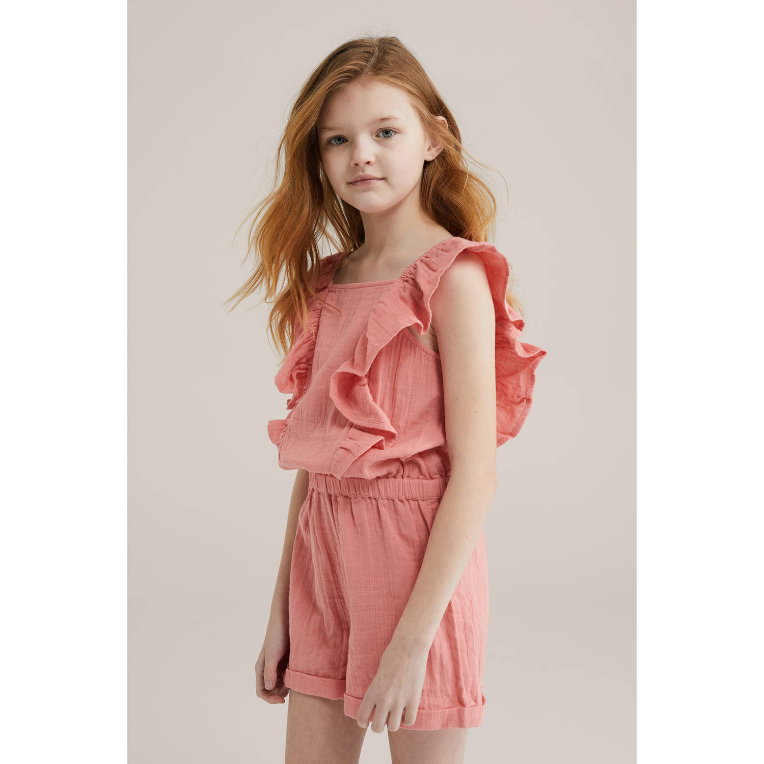 WE Fashion playsuit roze