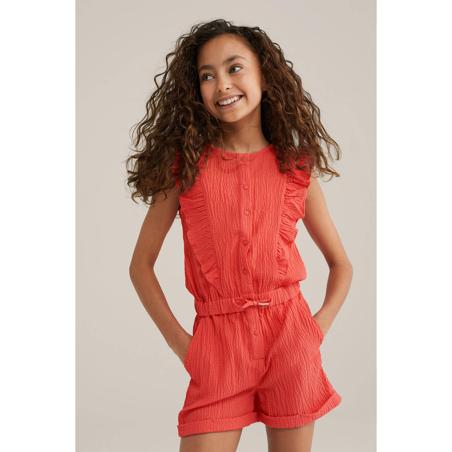 WE Fashion playsuit rood