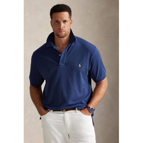 POLO Ralph Lauren Big & Tall regular polo donkerblauw afbeelding