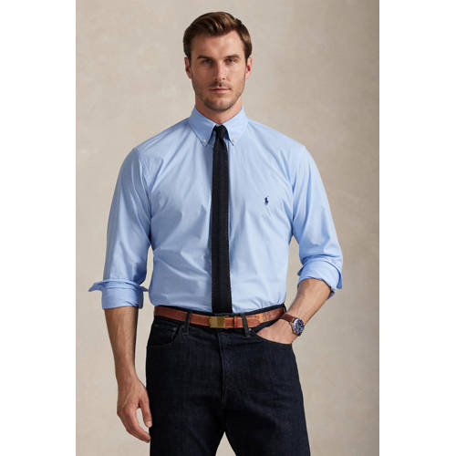 Polo Ralph Lauren Big & Tall casual overhemd lichtblauw afbeelding