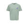 ONLY & SONS JUNIOR T-shirt met backprint lichtgroen
