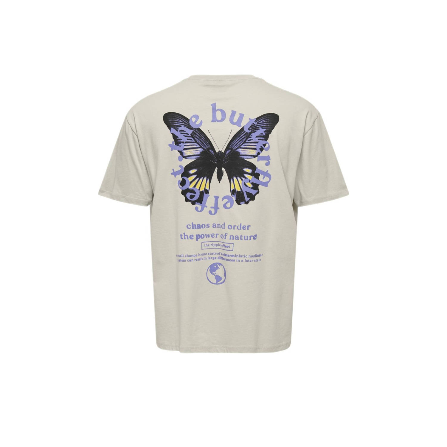 ONLY & SONS JUNIOR T-shirt ecru