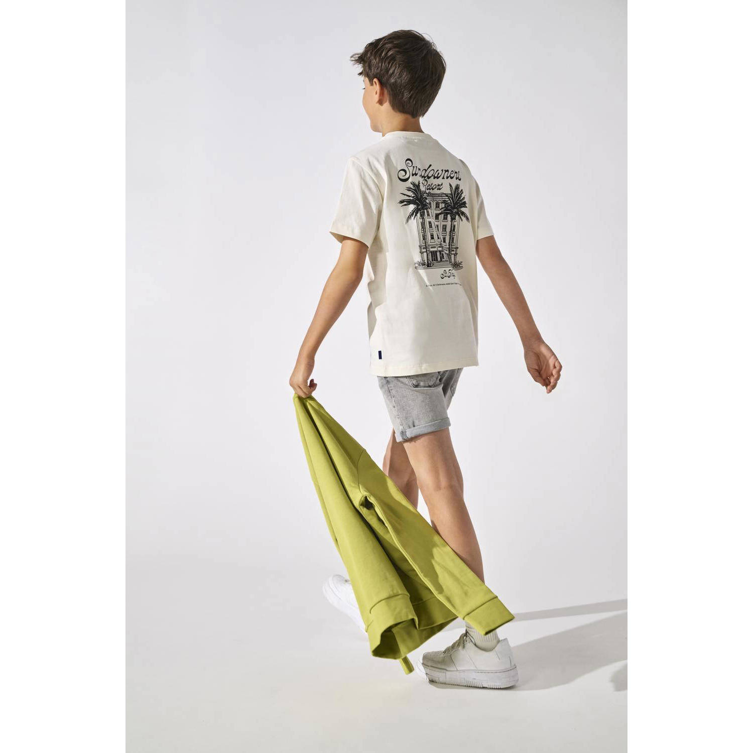 ONLY & SONS JUNIOR T-shirt ecru