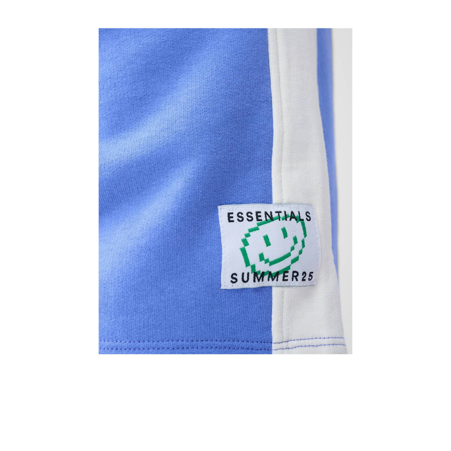 Shoeby straight sweatshort blauw