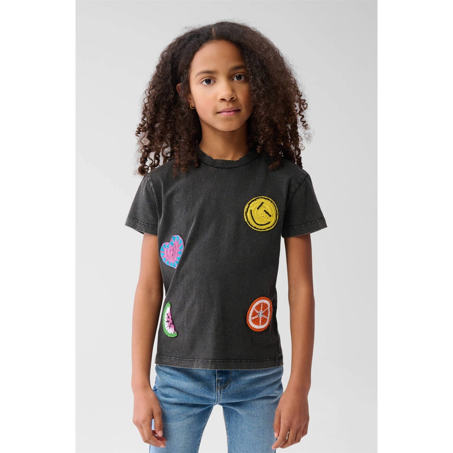 Shoeby T-shirt donkergrijs