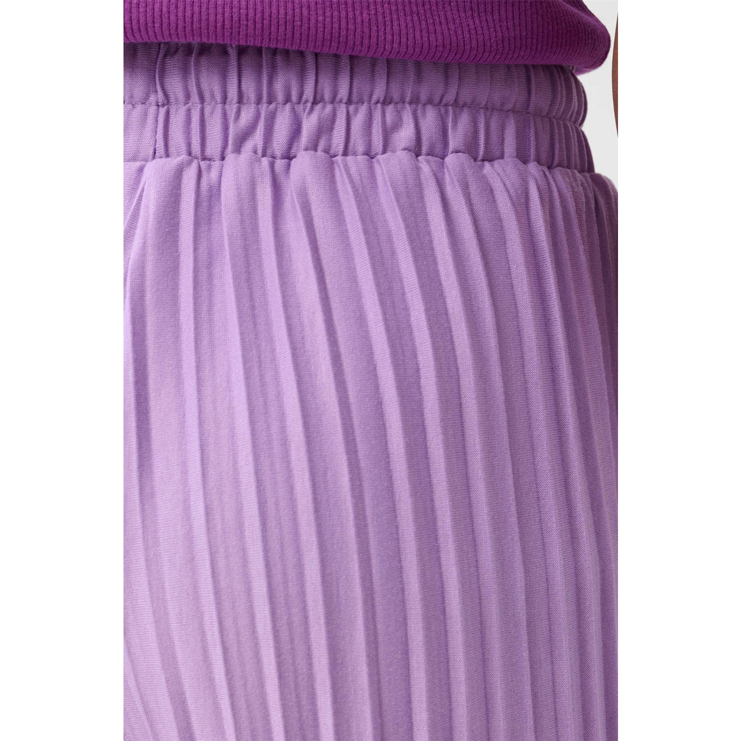 Shoeby wide leg casual broek paars