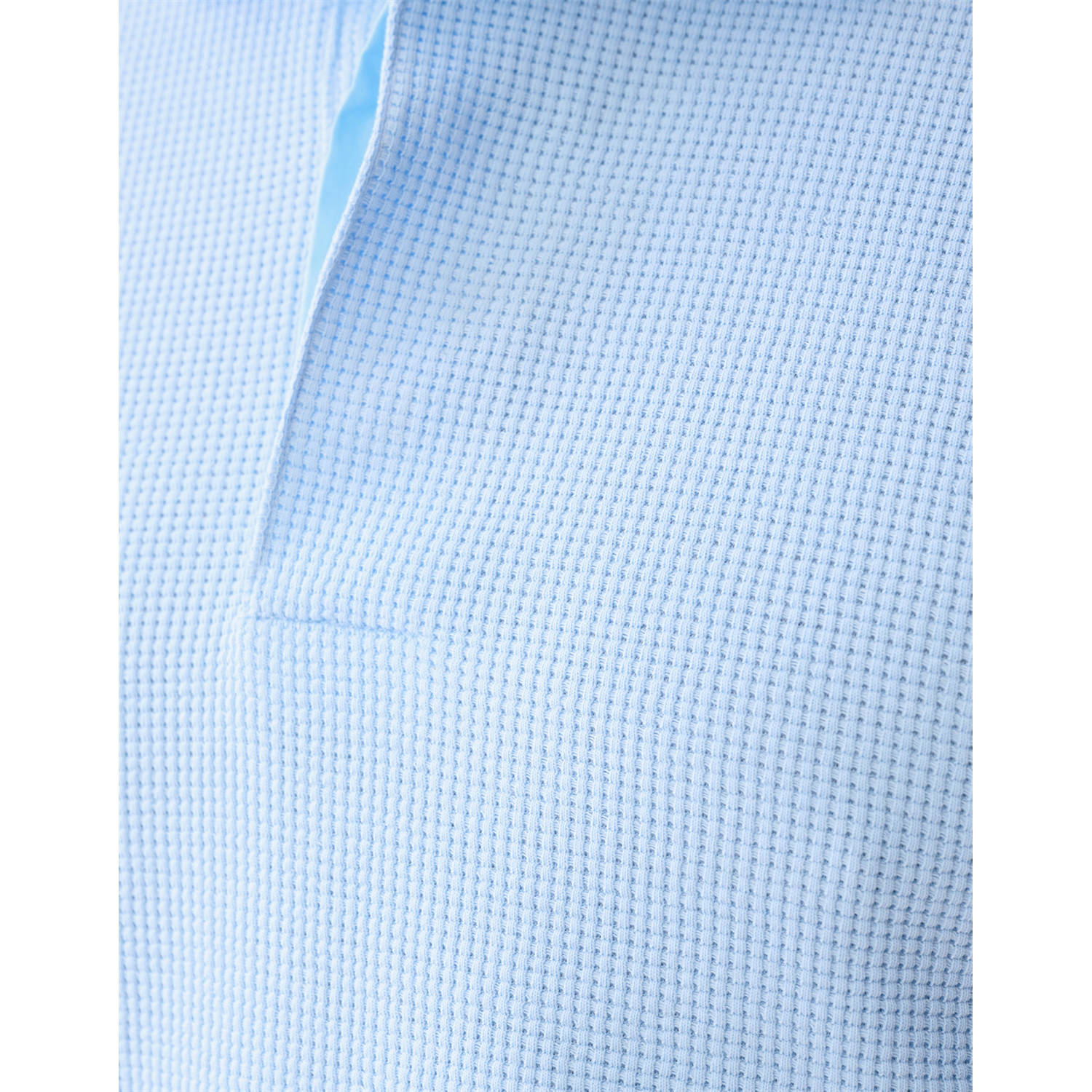 Shoeby regular polo met textuur blauw