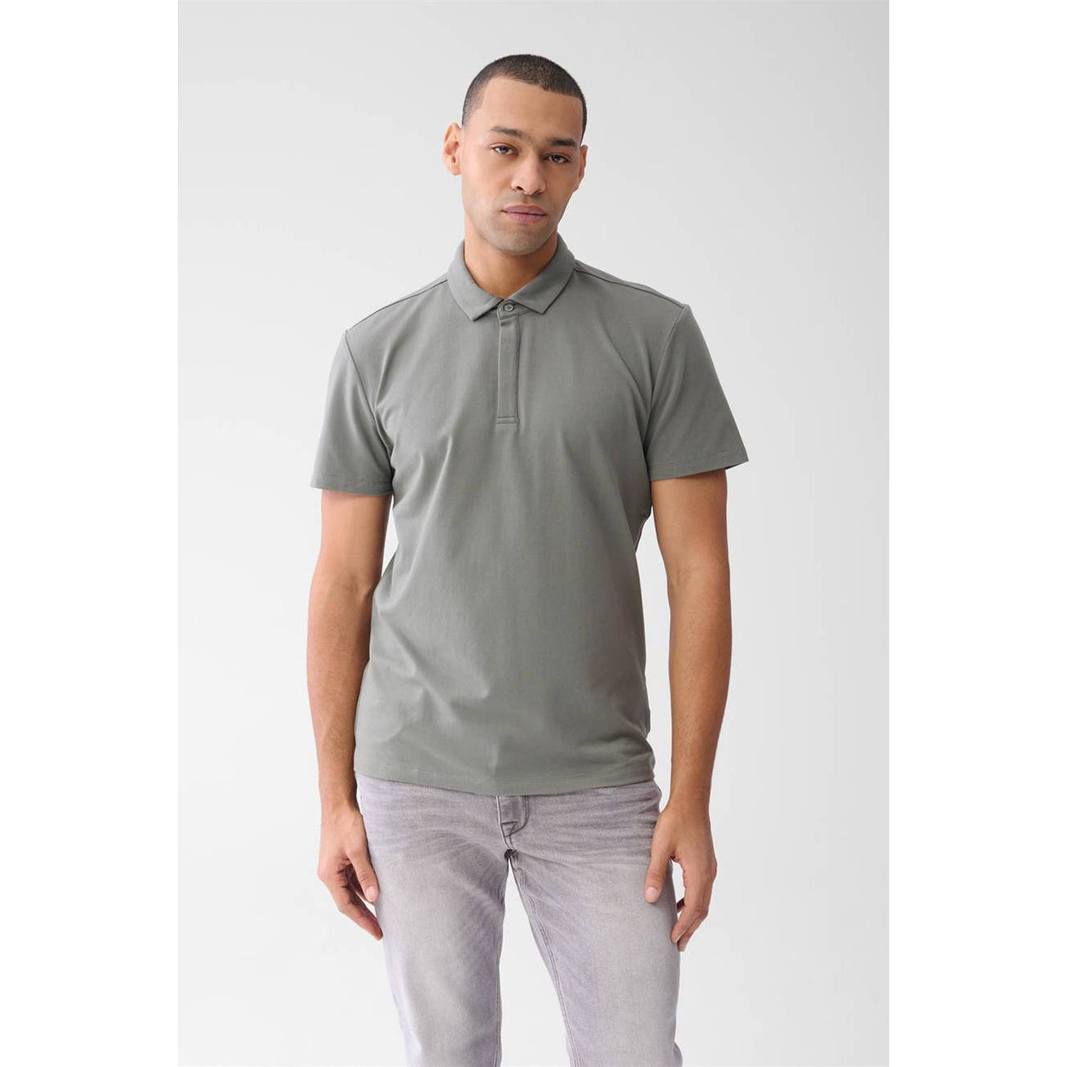Shoeby regular polo groen