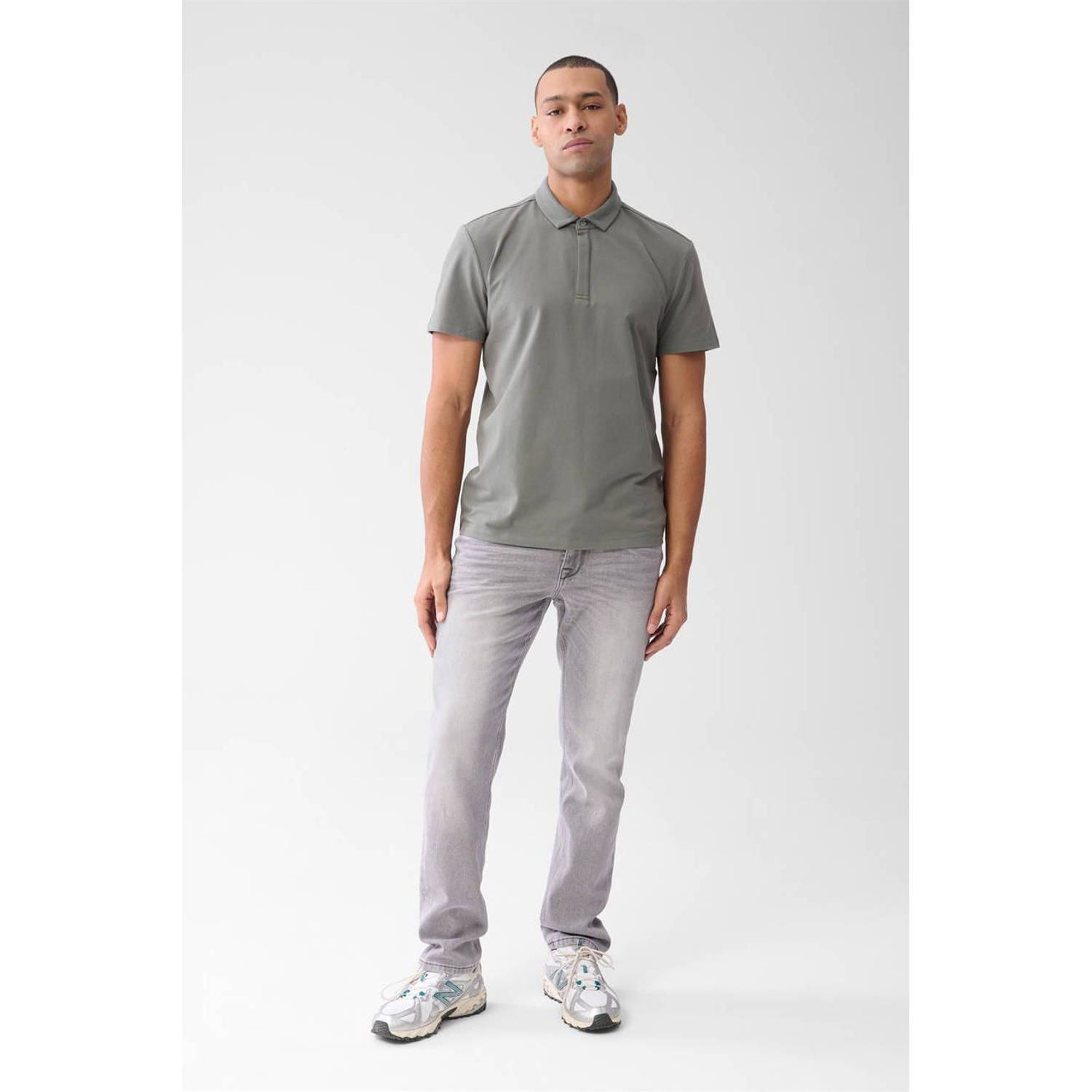 Shoeby regular polo groen